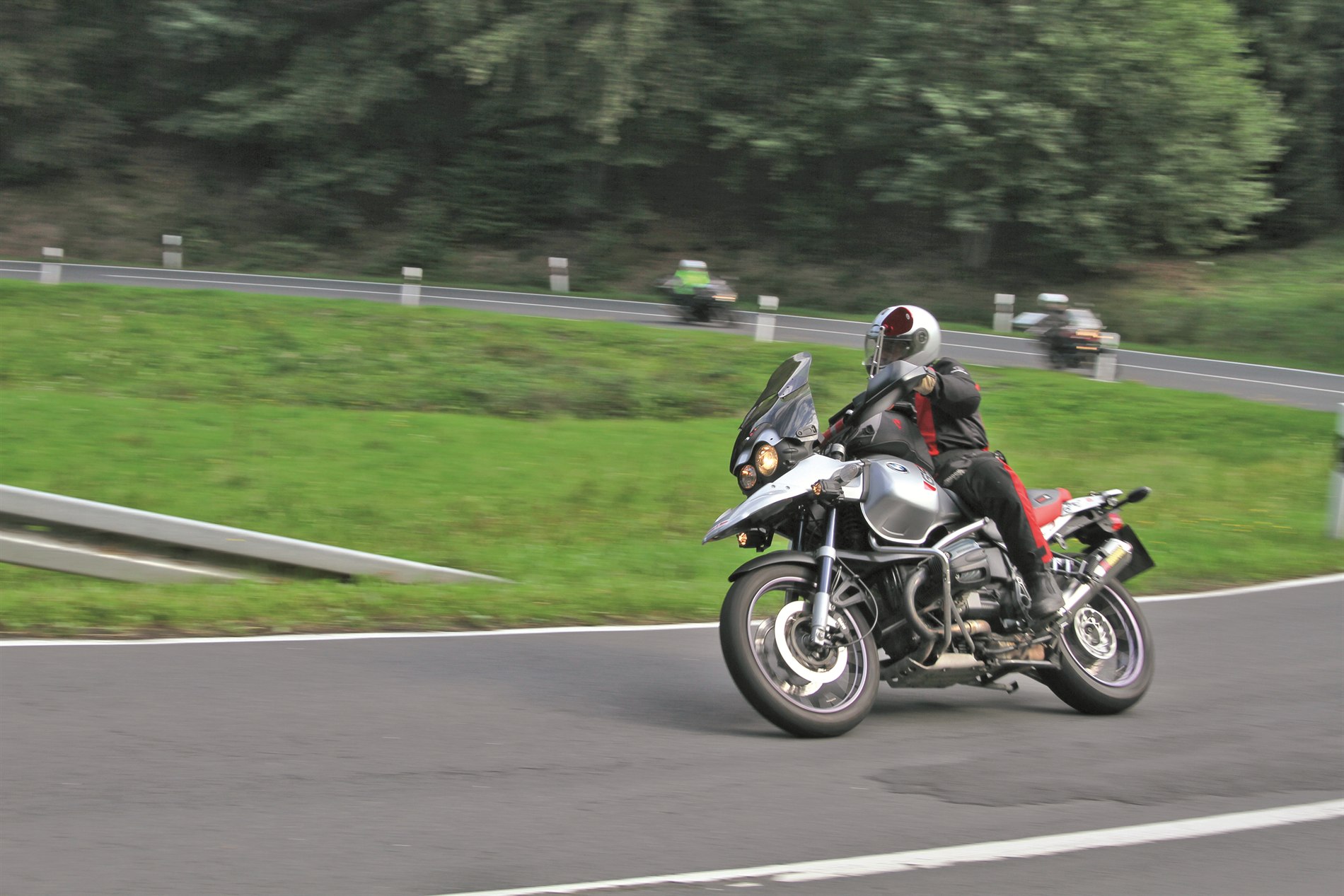 Motorrad fahren im Thüringer Wald